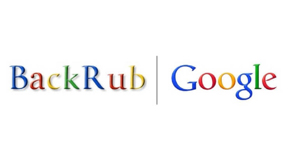 Google was initially called BackRub